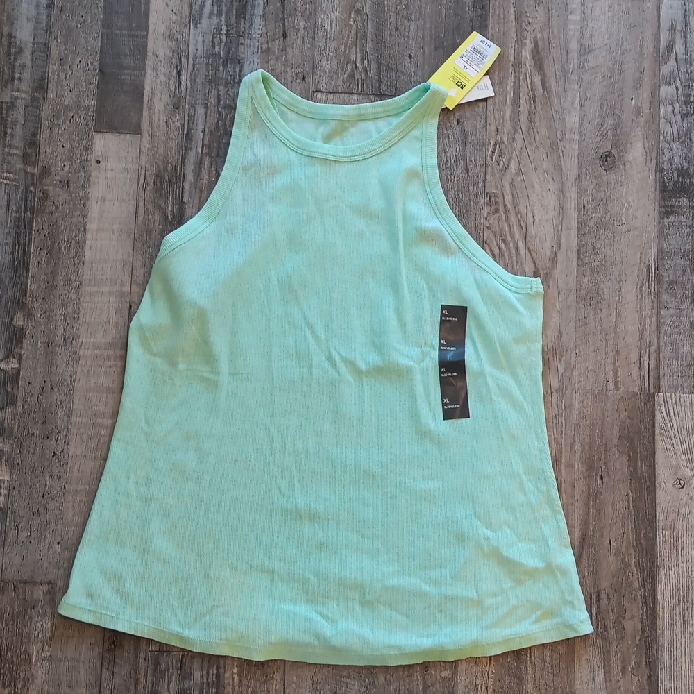 NWT Women’s Active Ribbed Tank Top-XL-all in motion.  Mint
